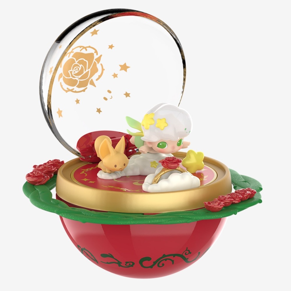 PopMart Romantic 3 Ring Box - Dimoo Another Rose